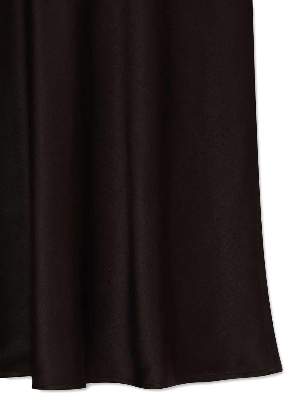 Anine Bing Bar Silk Midi Skirt In Brown
