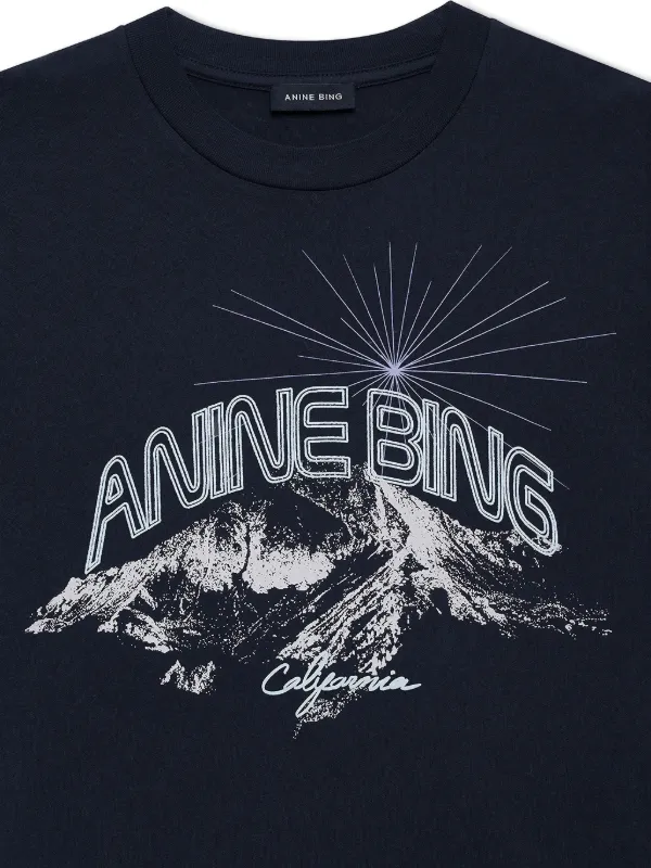 AP STUDIO ANINE BING/アニービンBING logo Tシャツ ANINE BING/アニン ビン】WALKER TEE CALIFORNIA（Tシャツ／カットソー