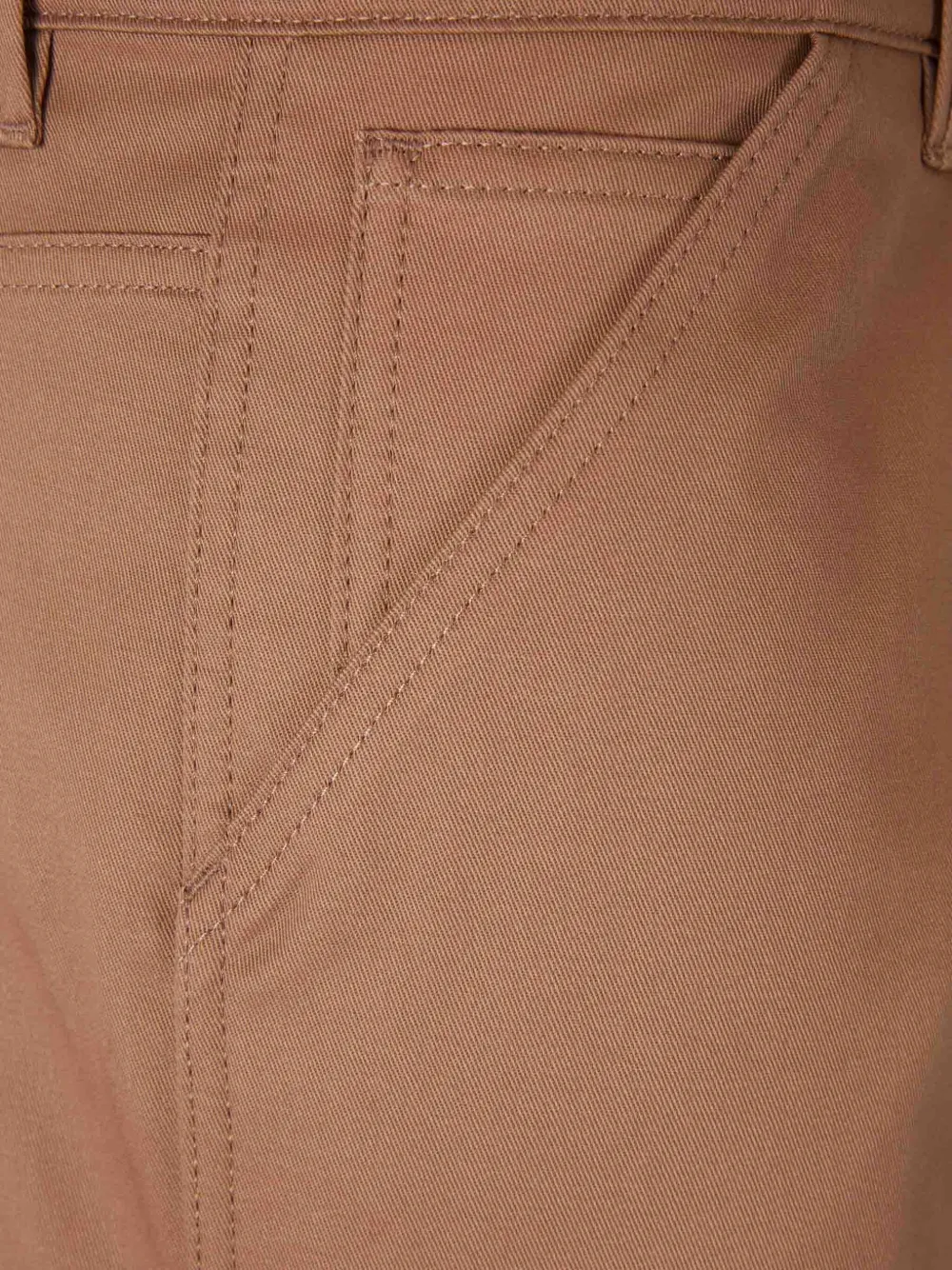 Nine In The Morning Broek met zijzakken Bruin