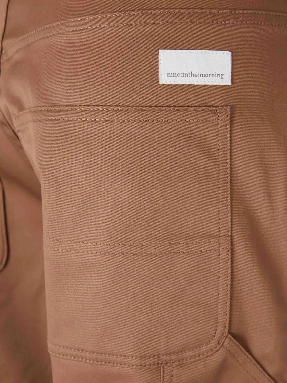 Nine In The Morning Broek met zijzakken Bruin