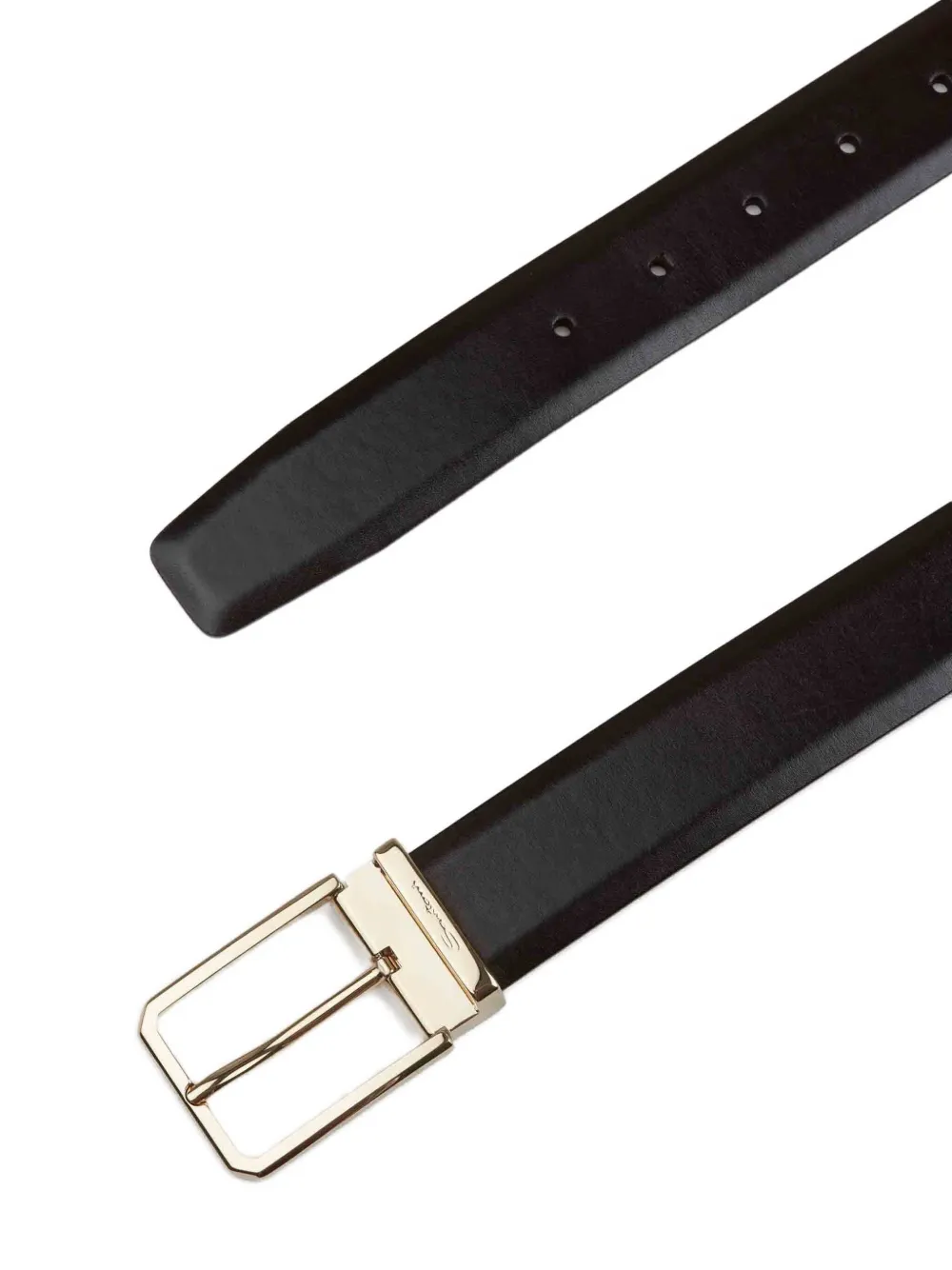 Santoni buckle leather belt | Image 2