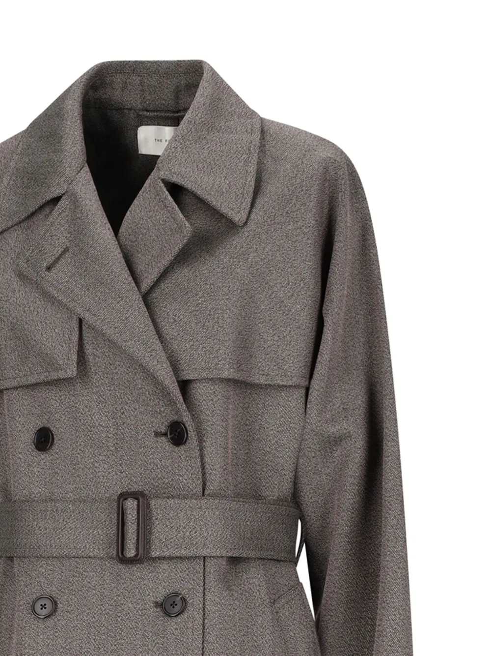  The Row Rhydian Belted Double-breasted Coat - Brown 