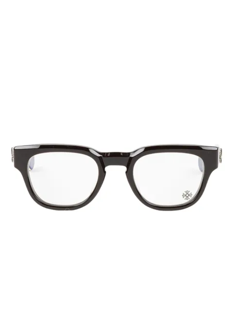 Chrome Hearts Convoluted round-frame glasses