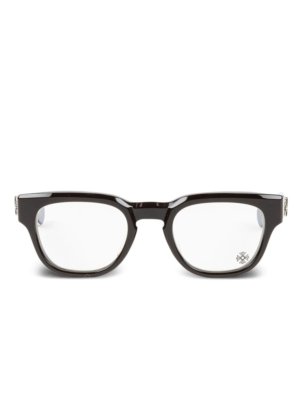 Chrome Hearts Convoluted round-frame glasses | Black | Image 1