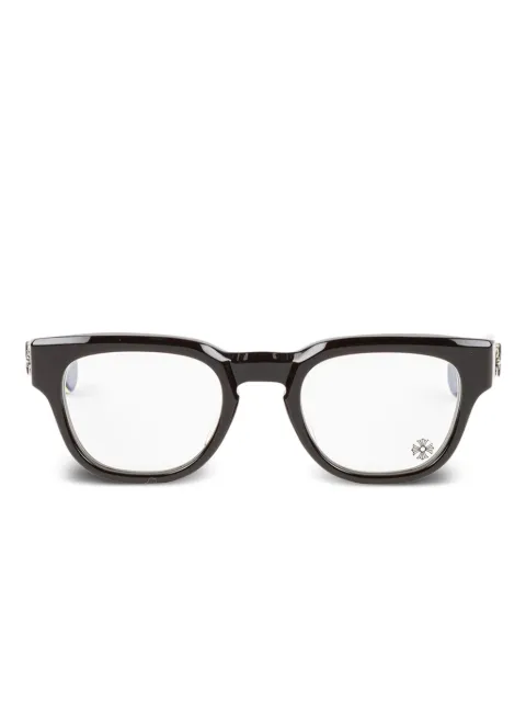 Chrome Hearts Convoluted round-frame glasses