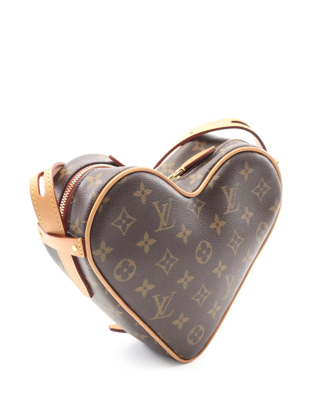 Pre-owned Louis Vuitton 2020 Monogram Game On Coeur Crossbody Bag In Brown