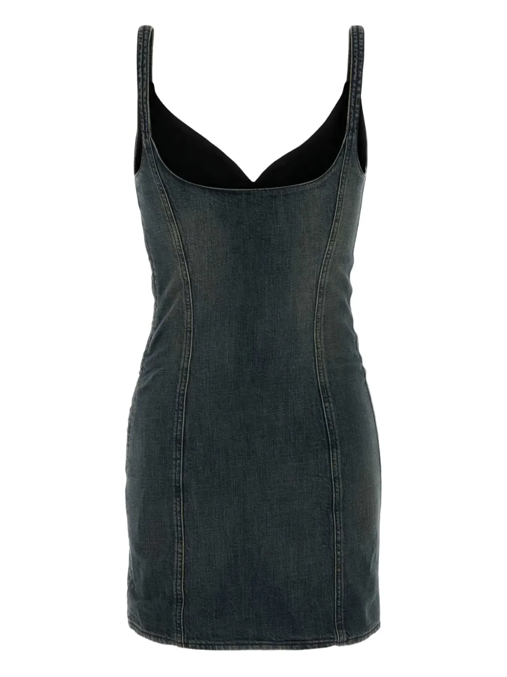 Balenciaga denim mini dress - Blauw