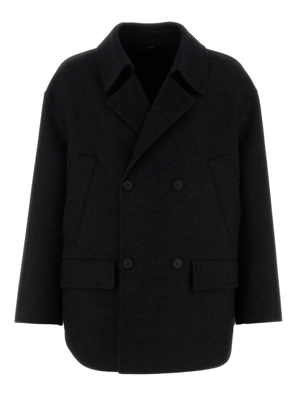 FENDI abrigo de franela | gris | Image 1