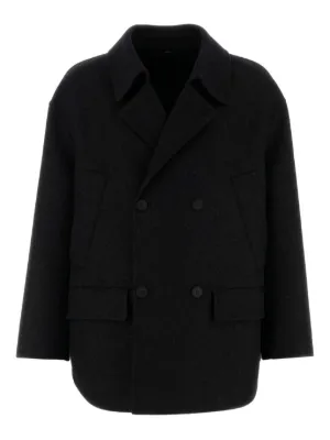 Valentino Garavani ダブルコート | ブラック | FARFETCH JP