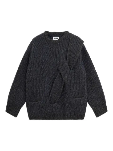 Magliano overlapped rib sweater