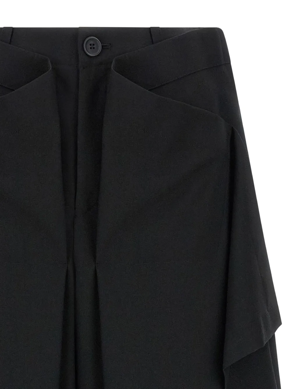 Issey Miyake Uni-form Trousers In Black