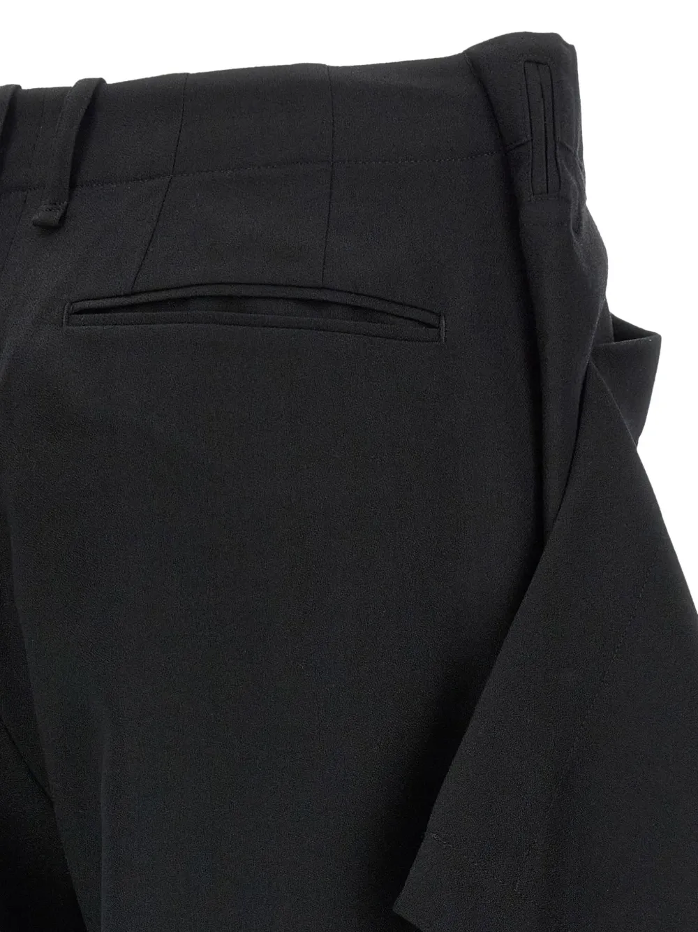 Issey Miyake Uni-form Trousers In Black