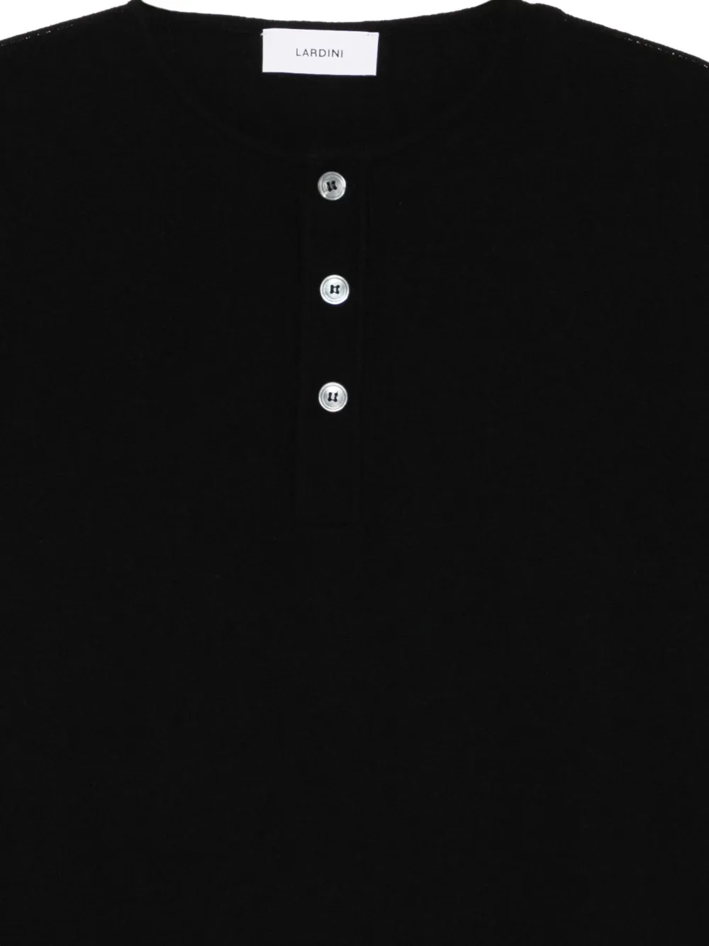 Lardini Trui met knopen Zwart
