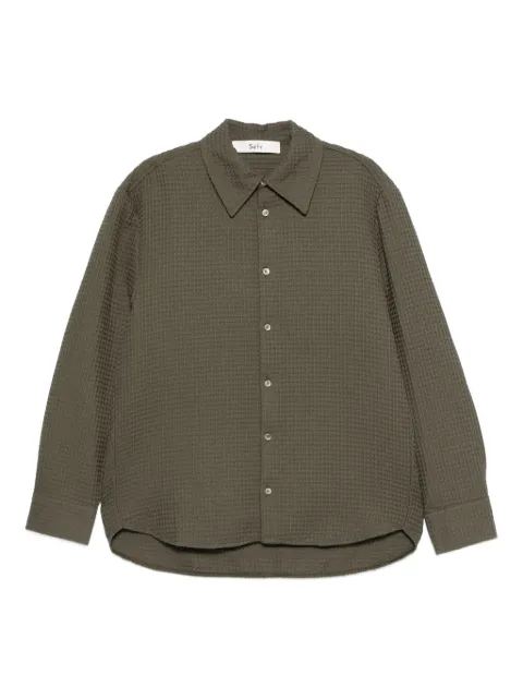 Séfr long-sleeve cotton shirt