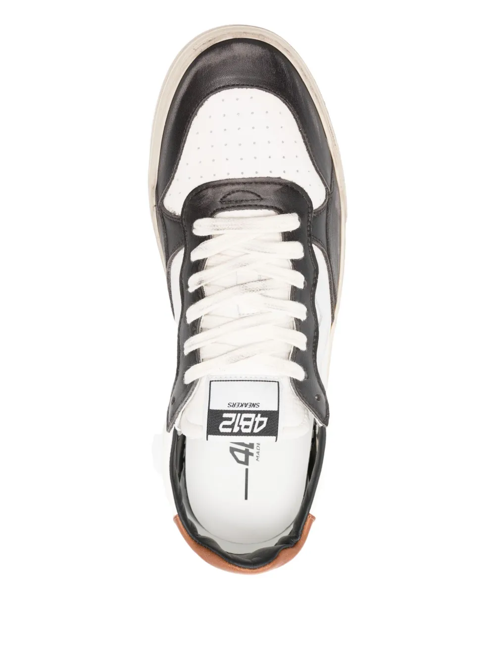 4b12 Hyper Panelled Sneakers In White
