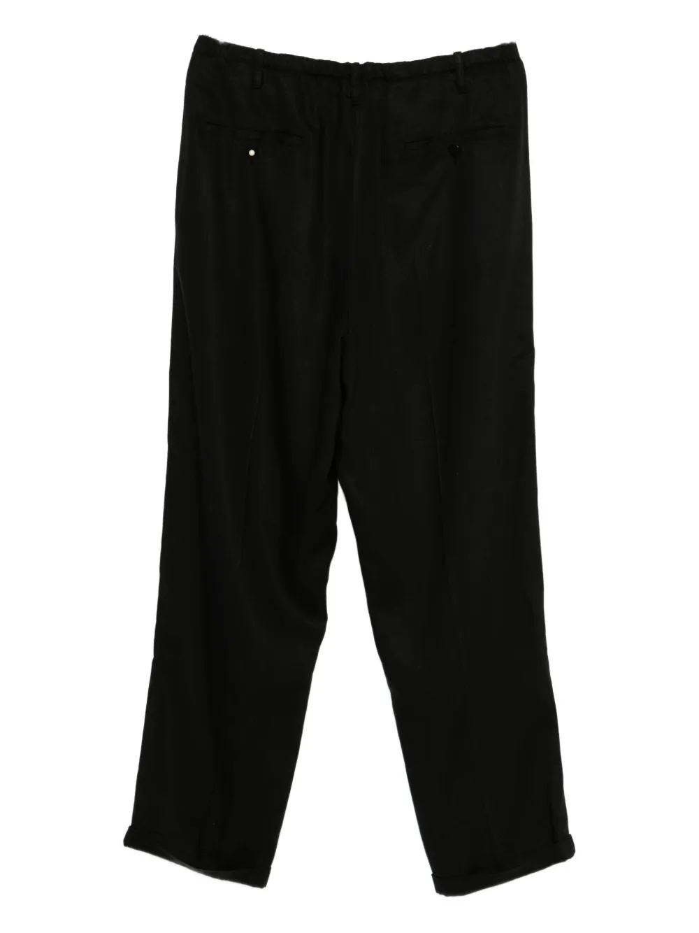Magliano elasticated-waistband trousers - Zwart