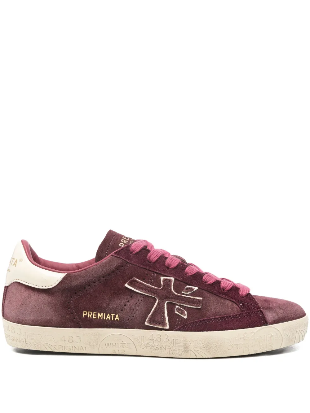 Premiata Stevend 7626 sneakers met applicatie Rood