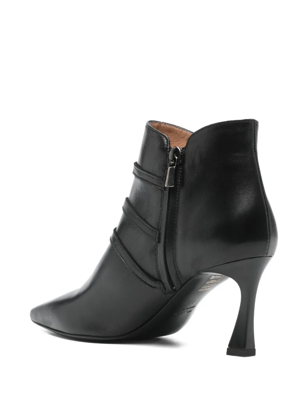 The Seller 75mm Buckle-straps Boots In Black