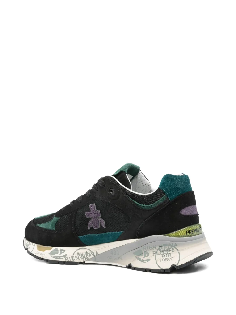 Premiata Mase sneakers met vlakken Zwart