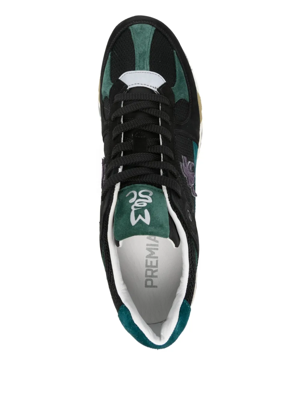 Premiata Mase sneakers met vlakken Zwart