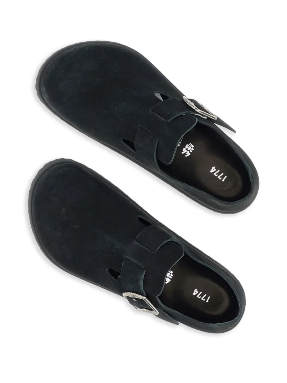 Birkenstock London schoenen met gesp Zwart