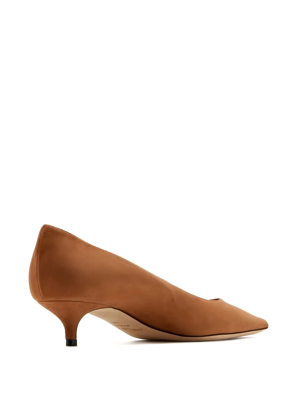 Jimmy Choo 35mm Amela Pointed Suede Pumps In Brown
