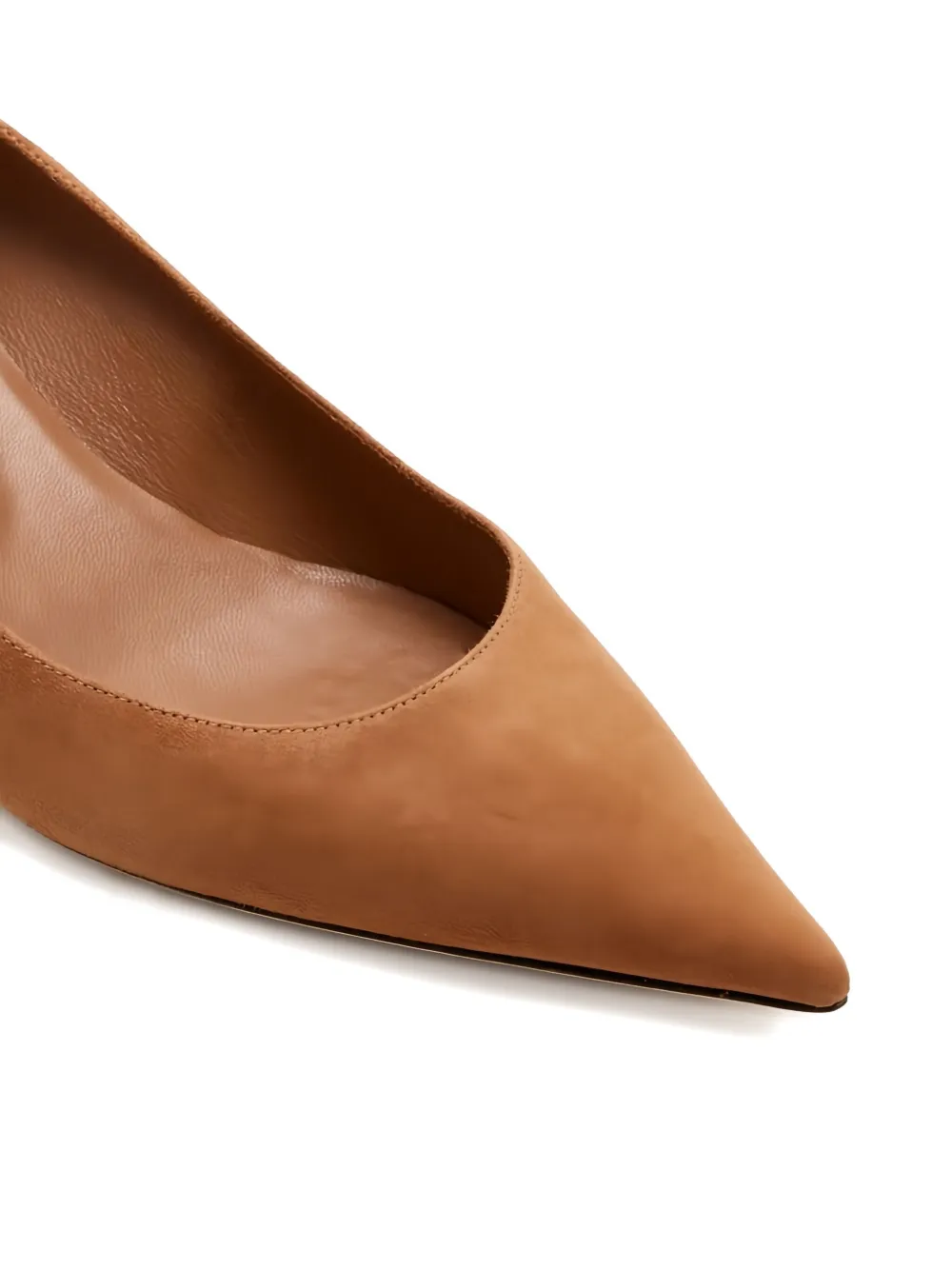 Jimmy Choo 35mm Amela Pointed Suede Pumps In Brown