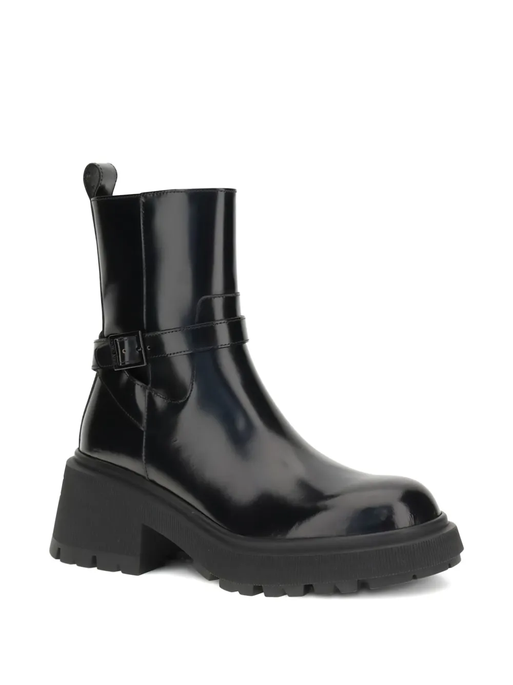 Jimmy Choo buckle strap ankle boots Zwart