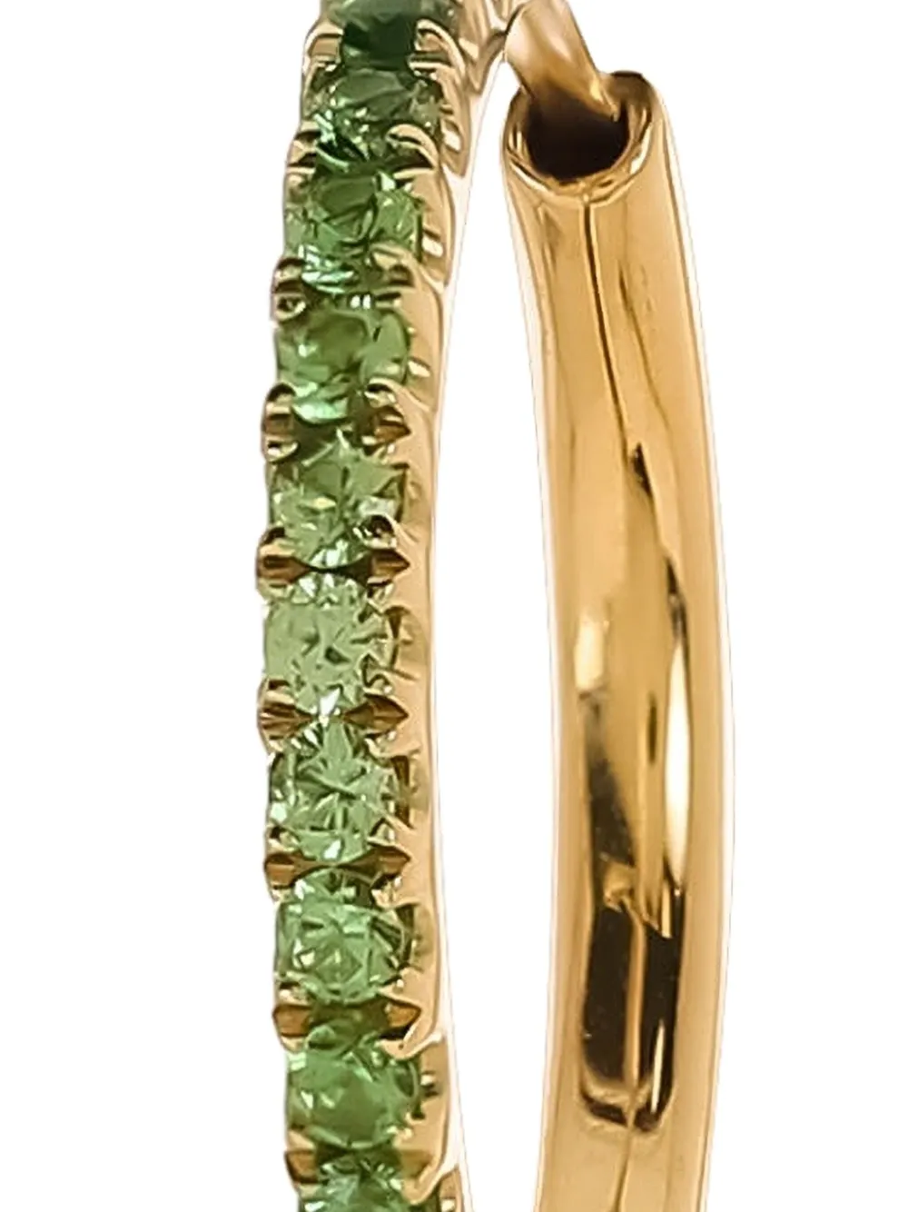 Lisa Nik arracadas en oro amarillo de 18kt con zafiro | Image 2