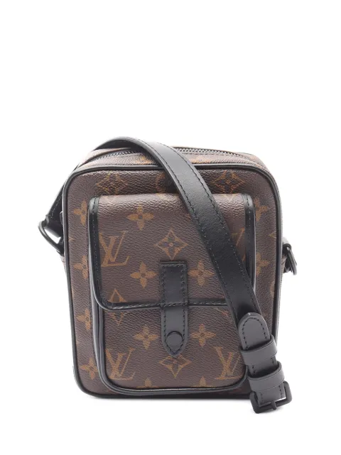 Louis Vuitton Pre-Owned bolsa crossbody Monogram Macassar Christopher Wearable 2021-2025