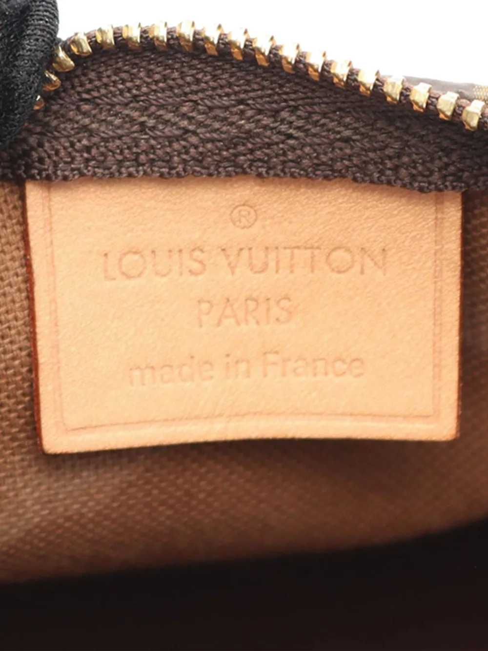 Pre-owned Louis Vuitton 2020 Monogram Nano Speedy Bandouliere Satchel In Brown
