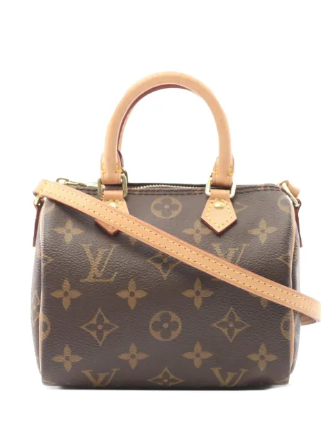Louis Vuitton Pre-Owned 2020 Monogram Nano Speedy Bandouliere satchel