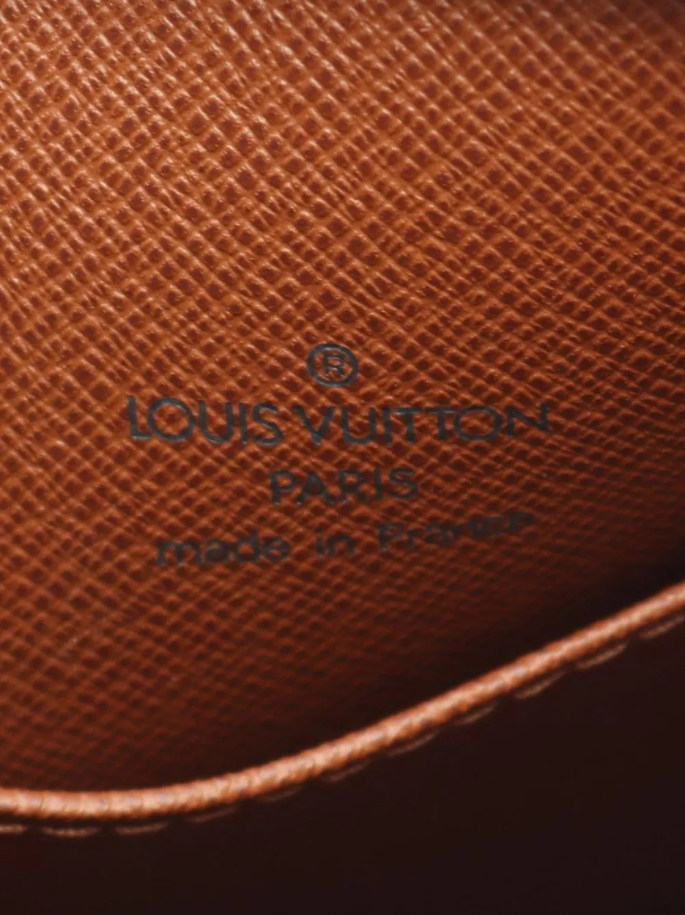 Pre-owned Louis Vuitton 2003 Monogram Drouot Crossbody Bag In Brown