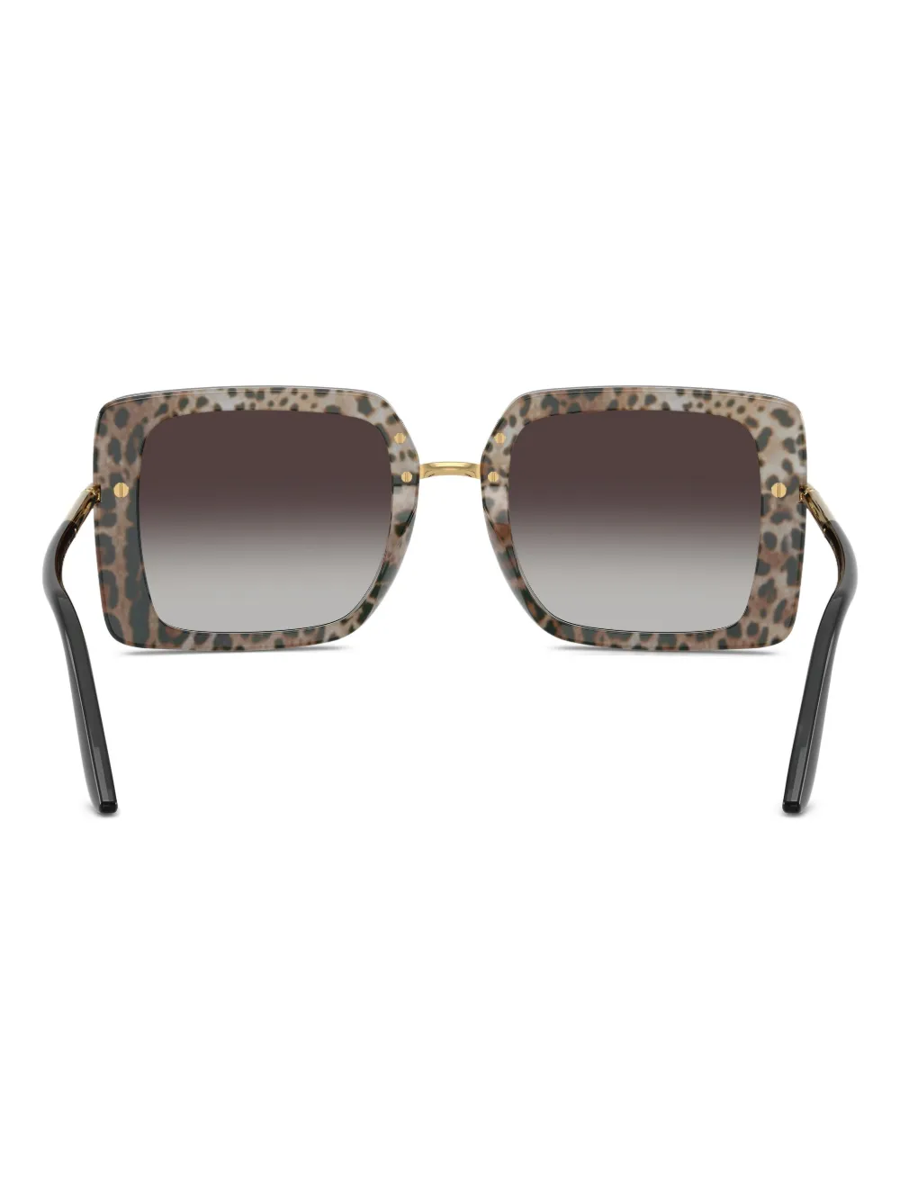 Dolce & Gabbana Eyewear Zonnebril met vierkant montuur Zwart