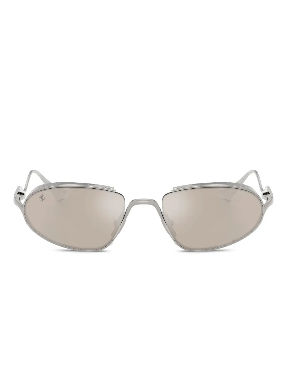 Ferrari oval-frame asymmetric sunglasses