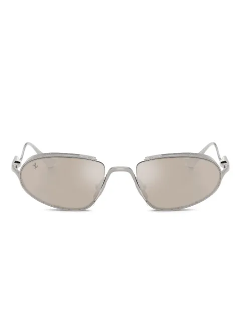 Ferrari oval-frame asymmetric sunglasses