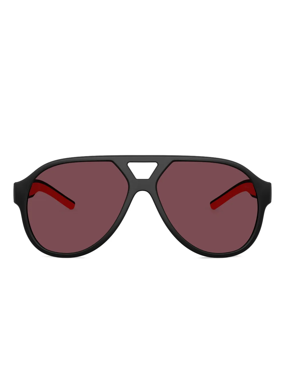 SCUDERIA FERRARI Occhiali da sole con montatura stile pilota - Nero