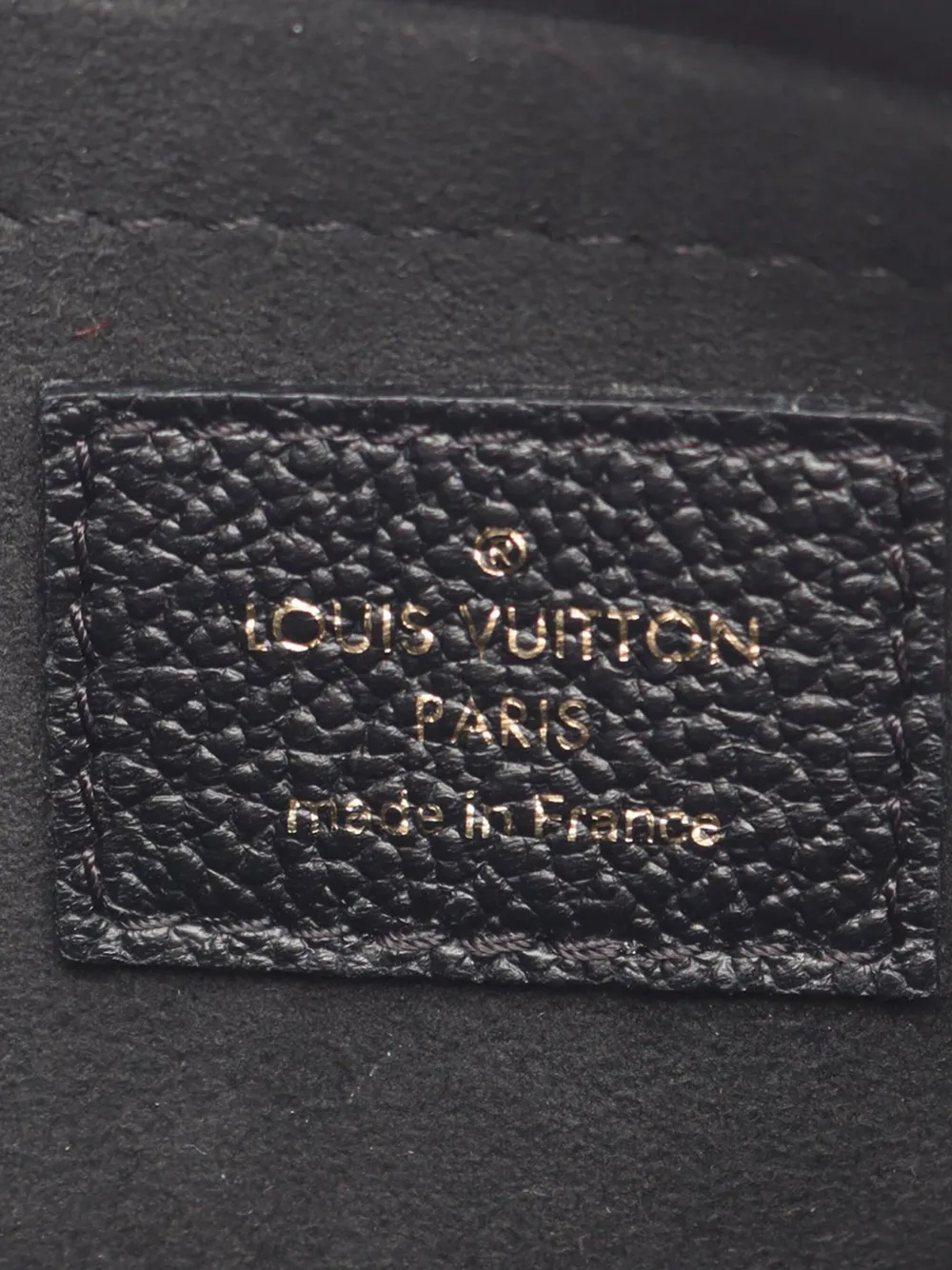 Pre-owned Louis Vuitton 2021-2025 Monogram Giant Empreinte Multi Pochette Accessoires Satchel In Black