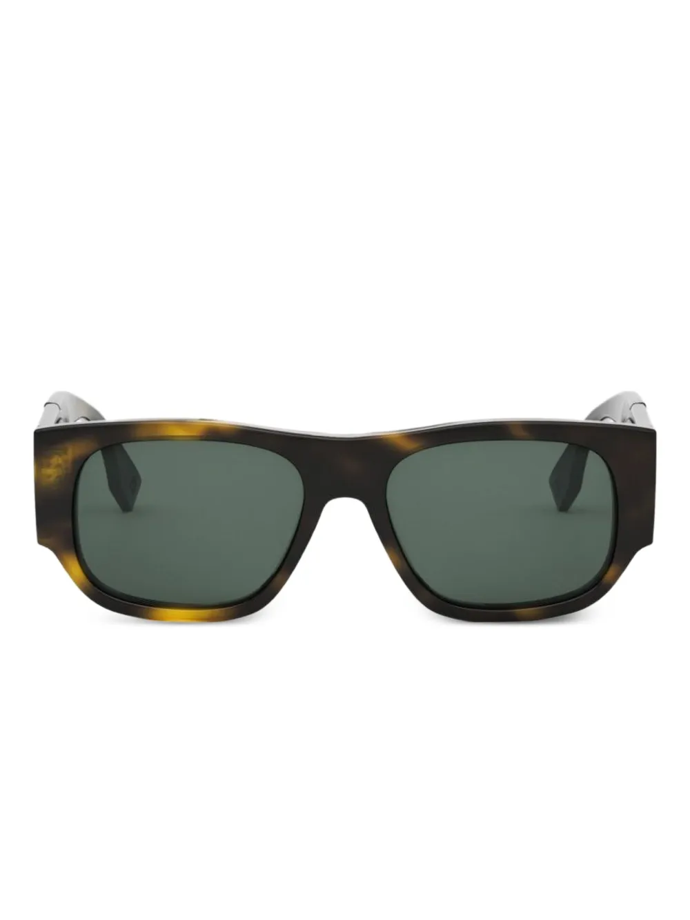 FENDI lentes de sol con armazón rectangular | marrón | Image 1