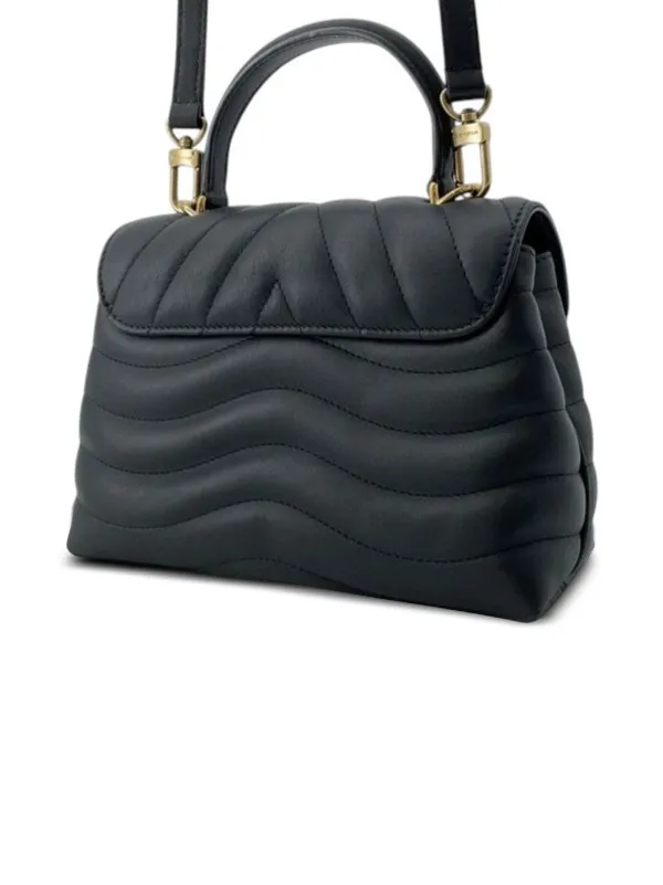 Louis Vuitton Pre-Owned Bolsa Satchel Hold Me New Wave De Piel De Becerro  2021-2025 Negro FARFETCH CO