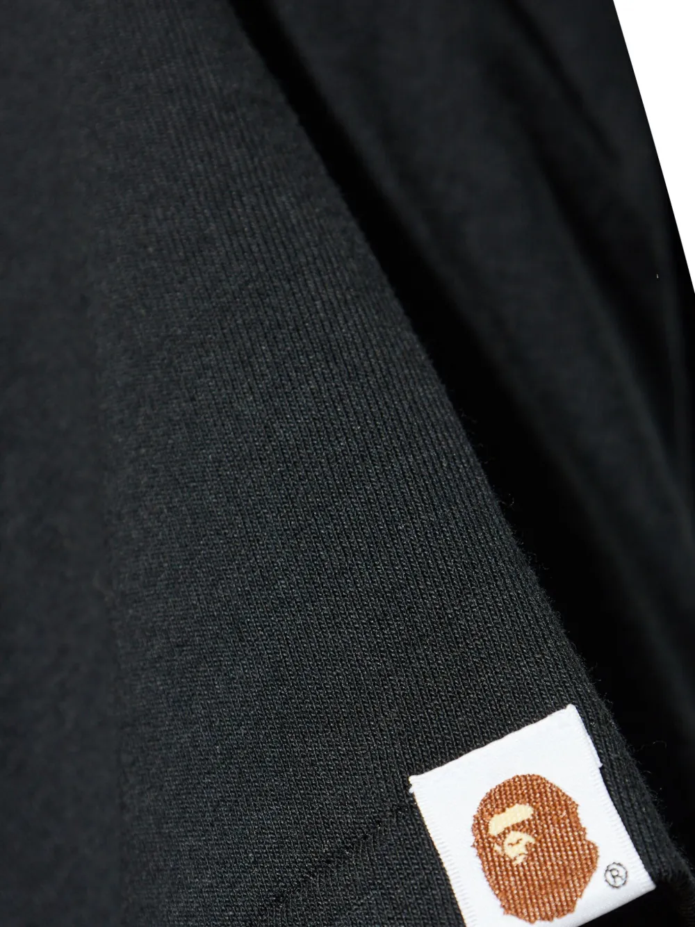 A BATHING APE T-shirt met camouflageprint Zwart