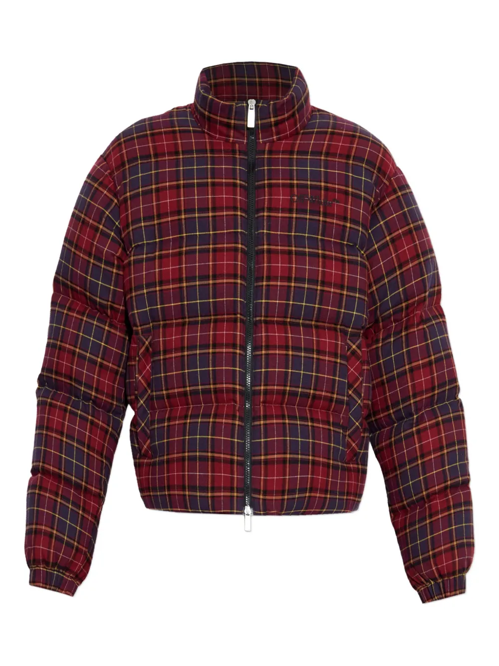 Off-White checked zip jacket | Red | Image 1