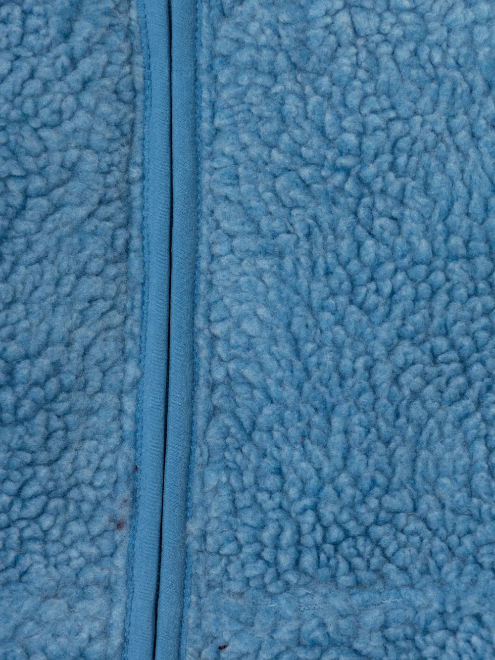 American Vintage Kids Hoktown fleece jack Blauw