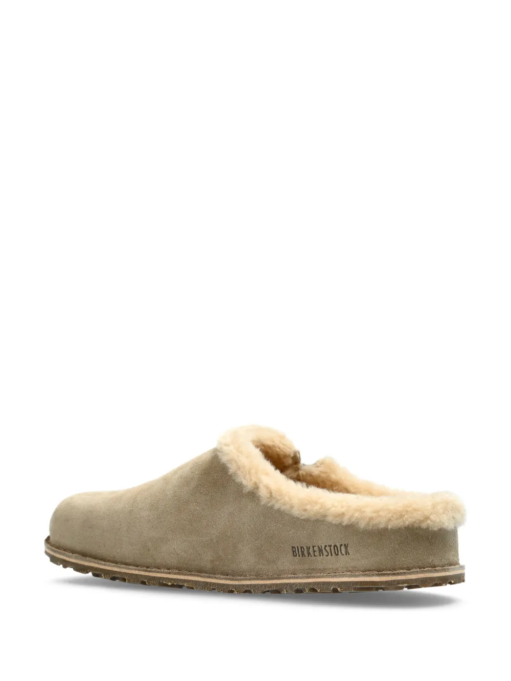 Birkenstock Zermatt shearling trim sandals - Beige