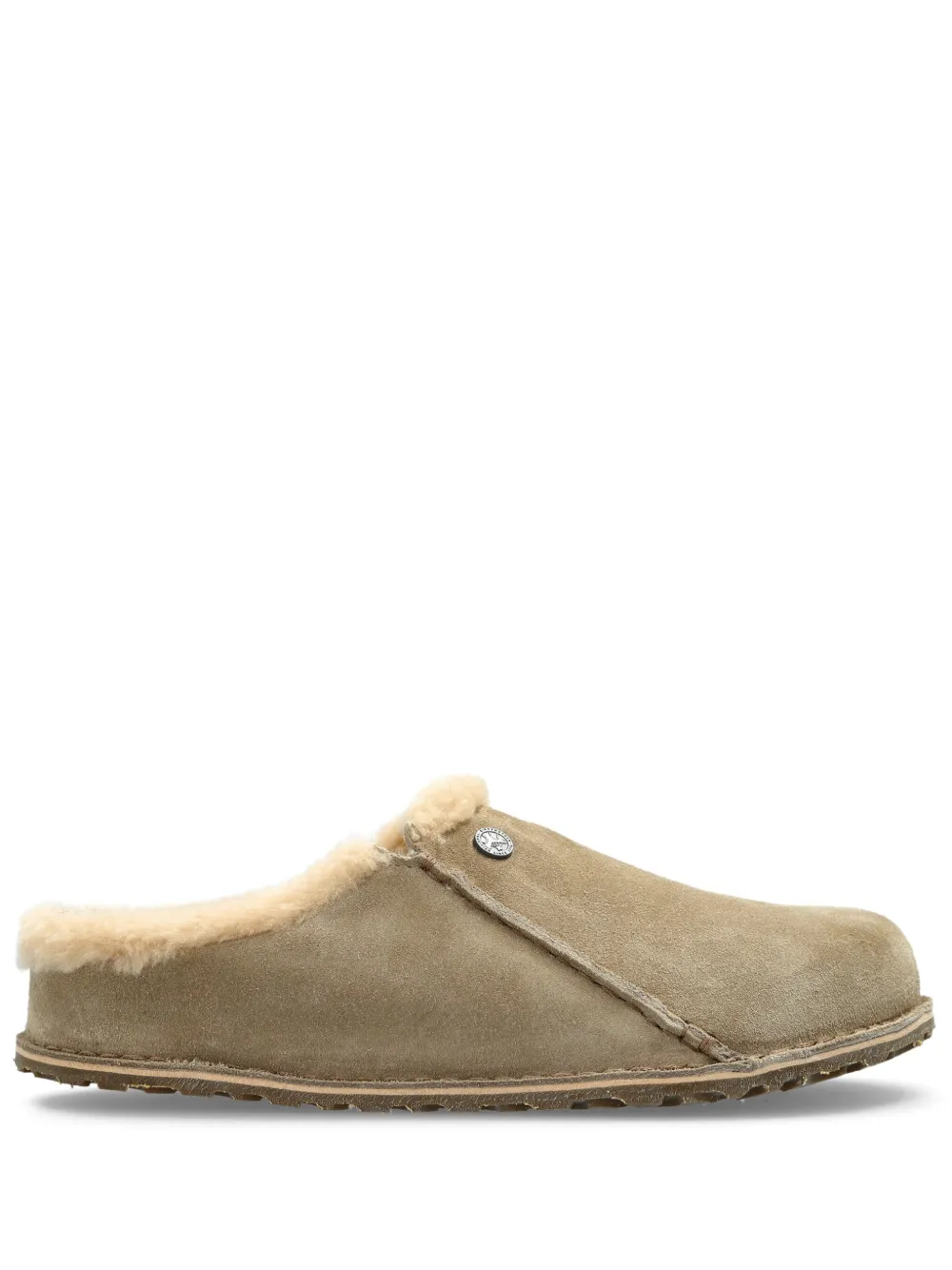Birkenstock Zermatt shearling trim sandals | Neutrals | Image 1