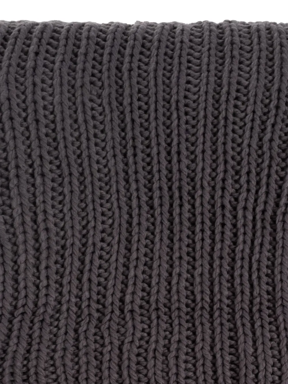 Y-3 Fringed Scarf In Gray