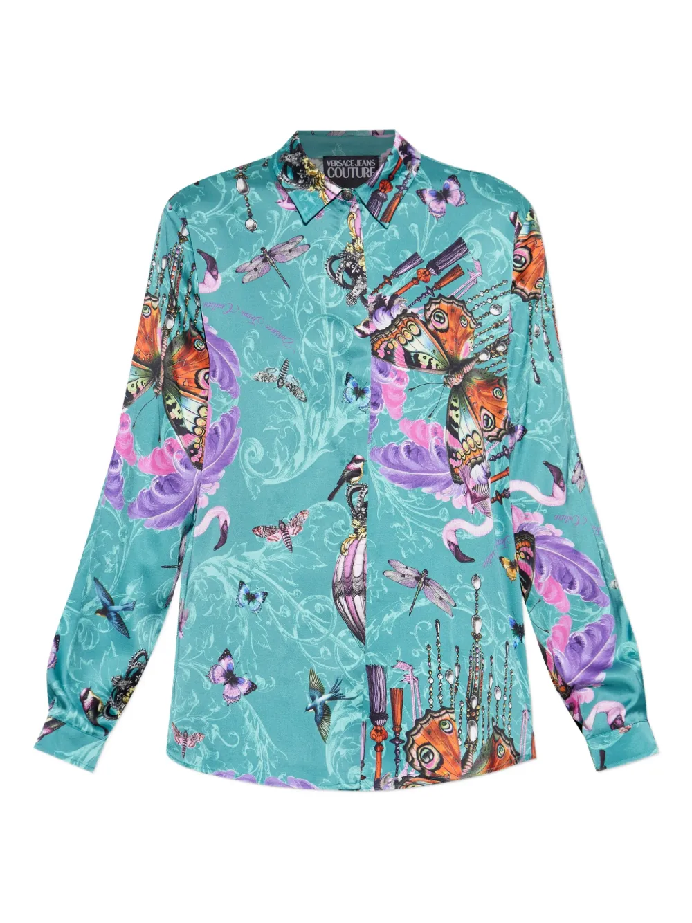 Versace Jeans Couture paisley-print shirt - Blu