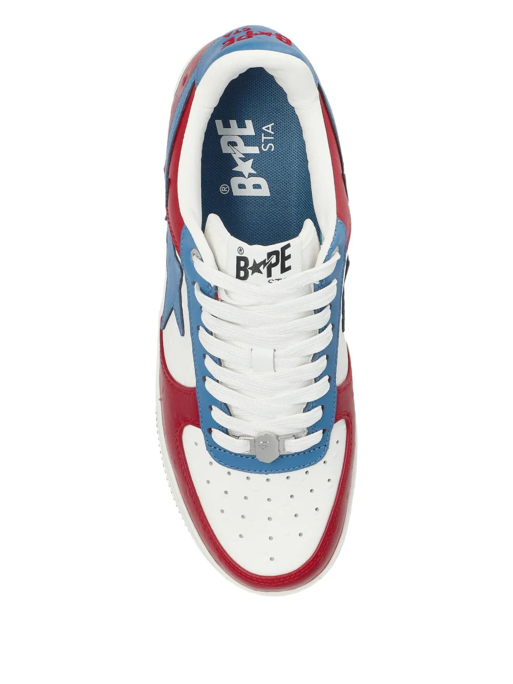 A Bathing Ape Star-patch Sneakers In Multi