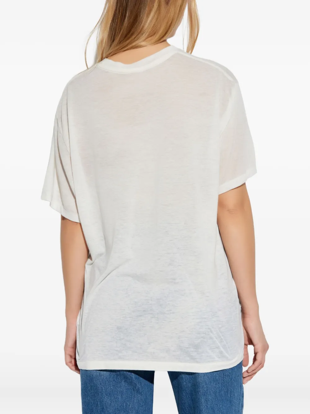 Re/done Printed T-shirt In White