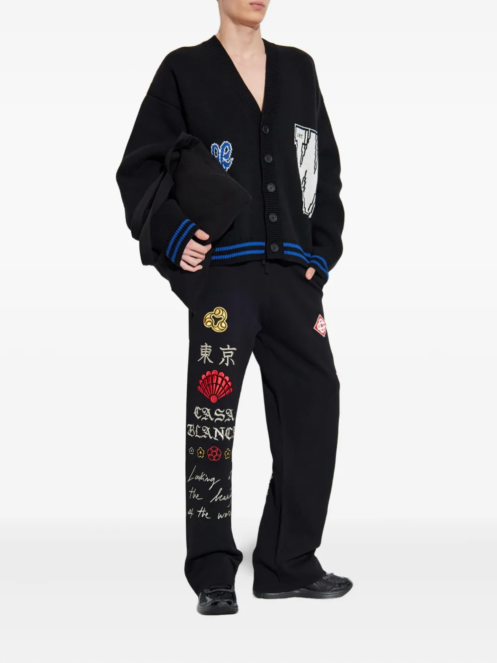 Off-White logo-knit cardigan | Cardigans | Image 2